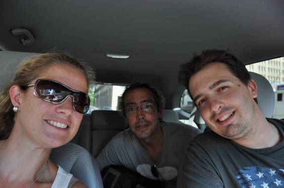 No carro do Oscar, pelas ruas de Philadelphia, na Pennsylvania, nos Estados Unidos